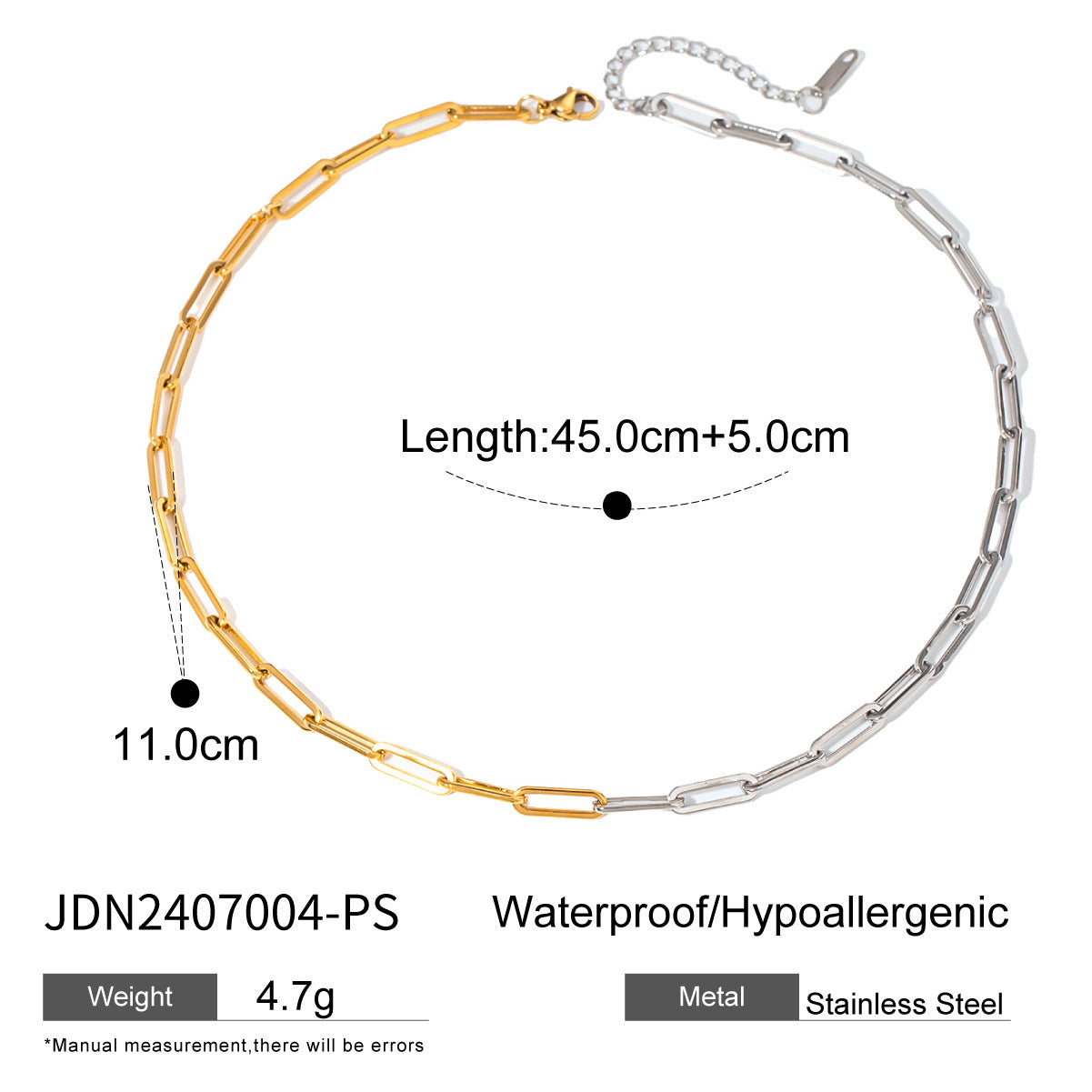 Damenkette mit modischem Gliederdesign Shop Nory