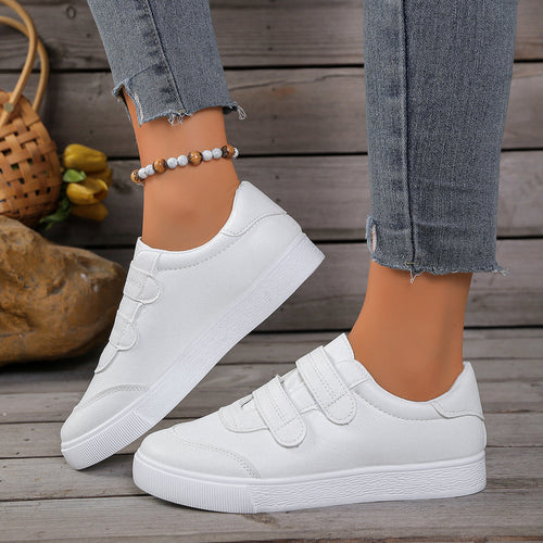 Damen Sneakers mit Klettverschluss und bequemer Innensohle
