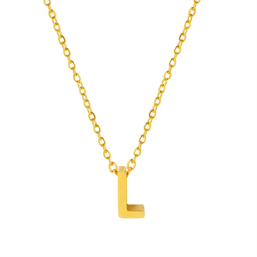 Damen personalisierte Initial Anhänger Halskette Shop Nory