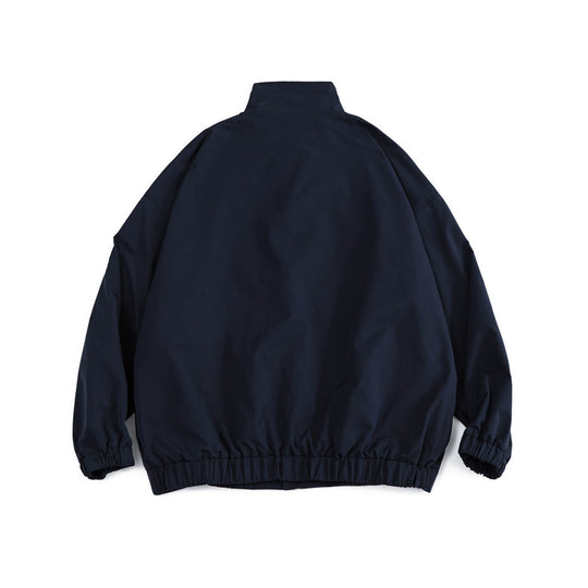 Herren Weit geschnittene leichte Windjacke mit hohem Stehkragen und elastischem Saum Shop Nory