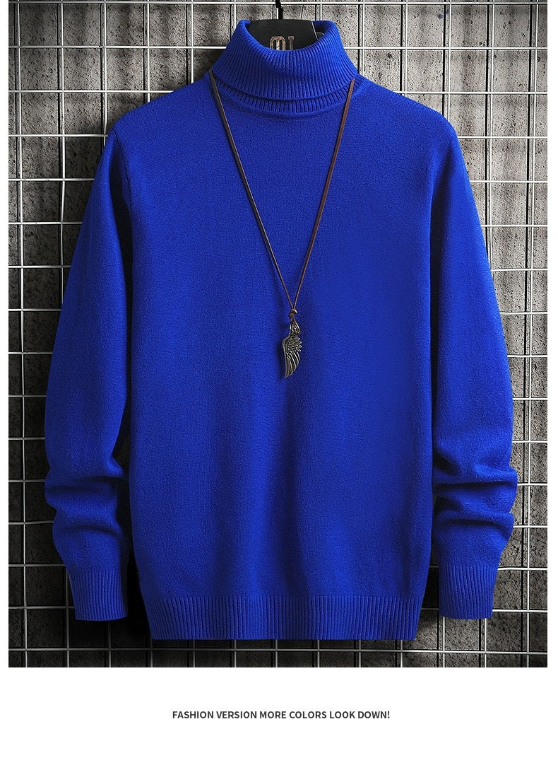 Herren bequemer Rollkragenpullover