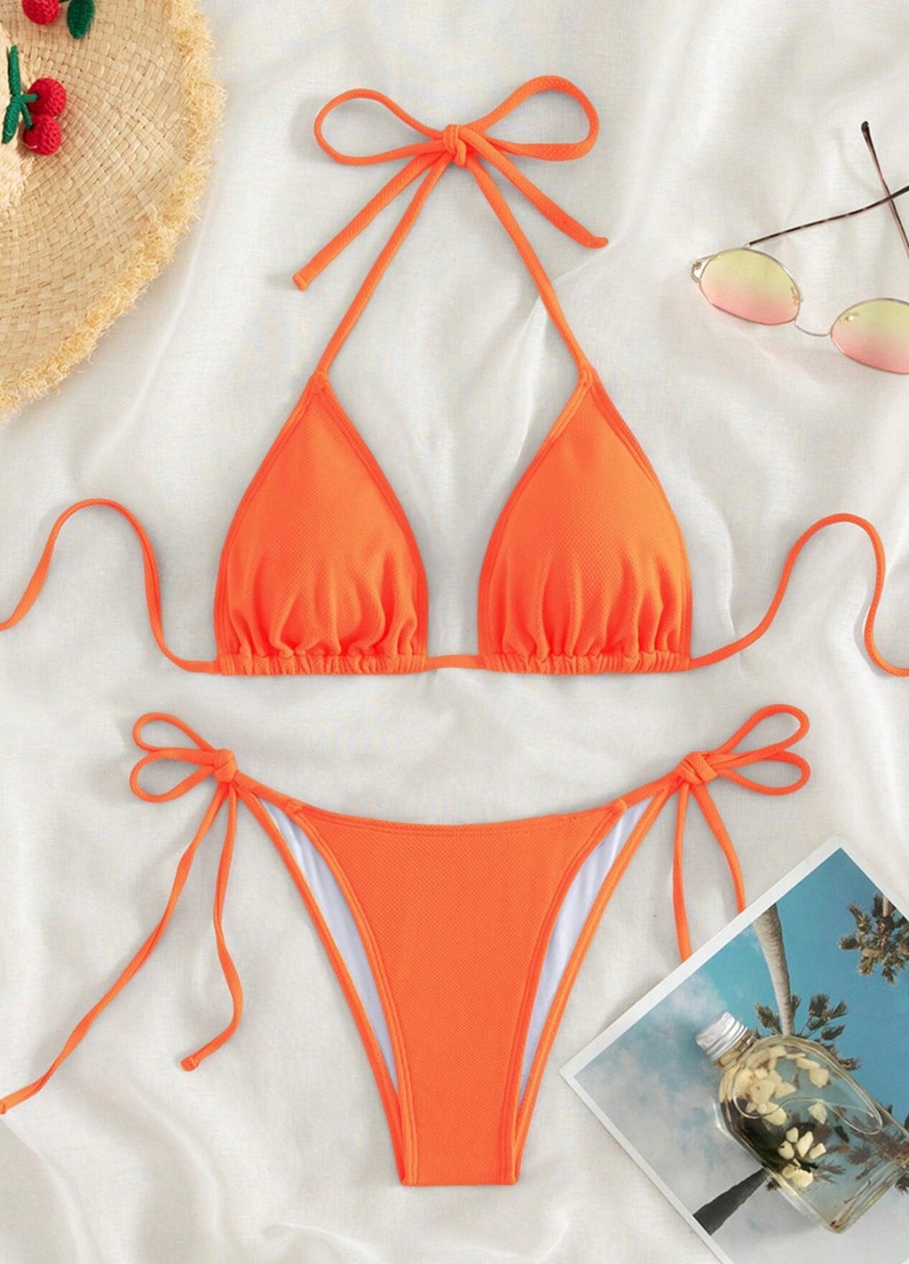 Damen Triangel-Bikini mit verstellbaren BindShopnoryändern
