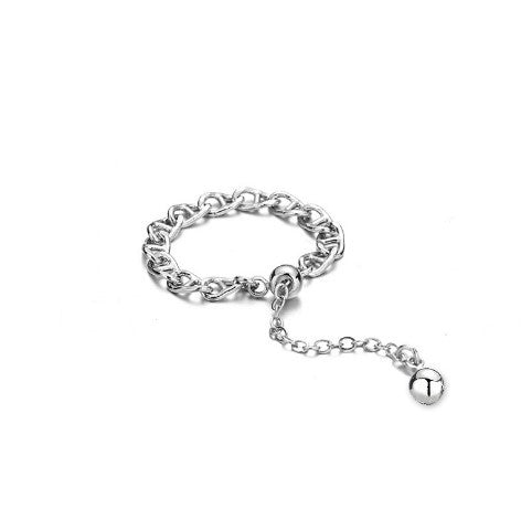 Damen Offener Armreif mit modernem Gliederdesign Shop Nory