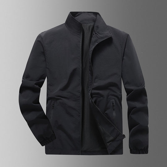 Herren Leichte Windjacke mit hohem Kragen Shop Nory