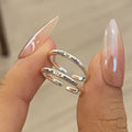 Damen Offener Ring mit gravierten Lebensmottos Shop Nory