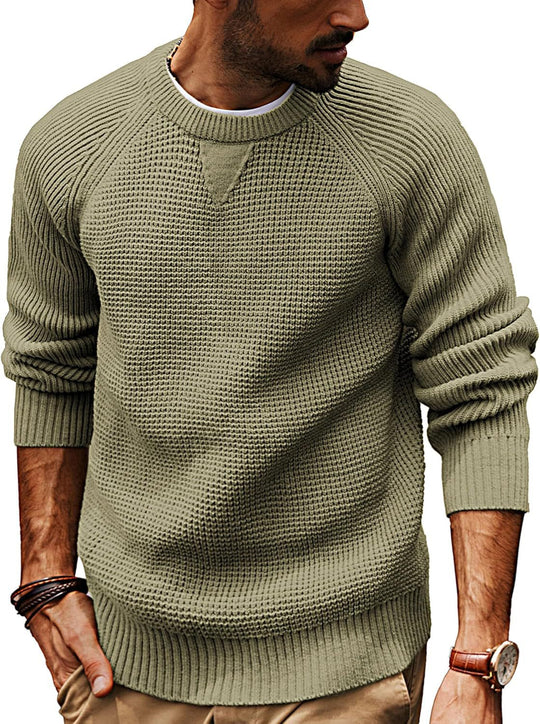 Herren strukturiertes Pullover mit lässigem Schnitt