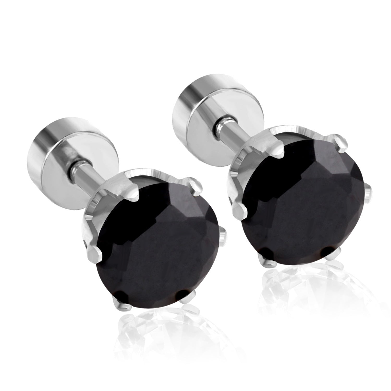 Damen Ohrstecker mit funkelndem Kristall und hochwertigem Edelstahl Shop Nory