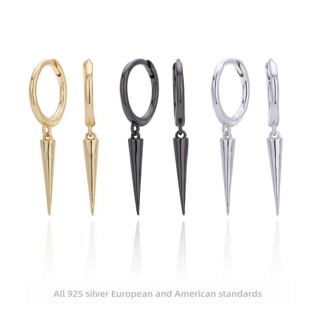 Damen Ohrringe mit elegantem und modernem Anhänger aus 925 Sterling Silber Shop Nory