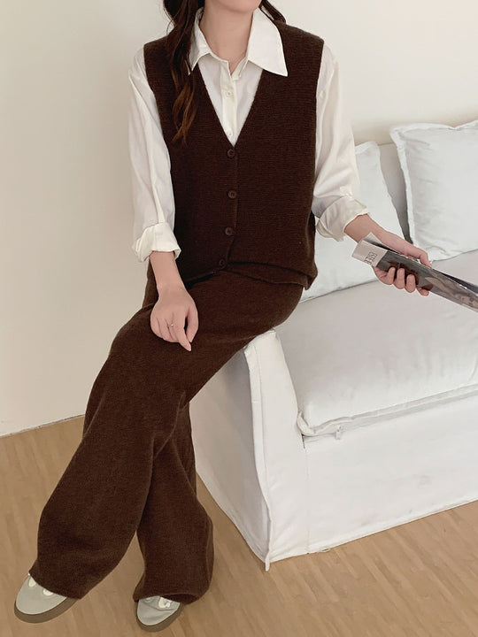 Damen Luxuriöses Strickanzug Shop Nory