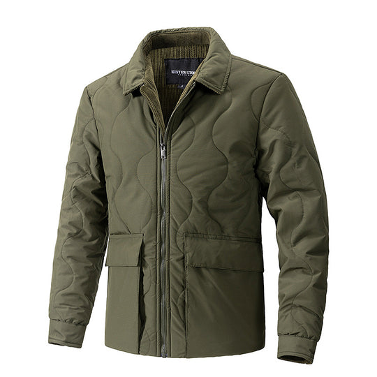 Herren gesteppte Thermo-Fieldjacke mit Reißverschluss Shop Nory