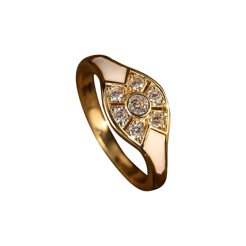 Damenring mit elegantem Design und funkelnden Zirkonia Shop Nory