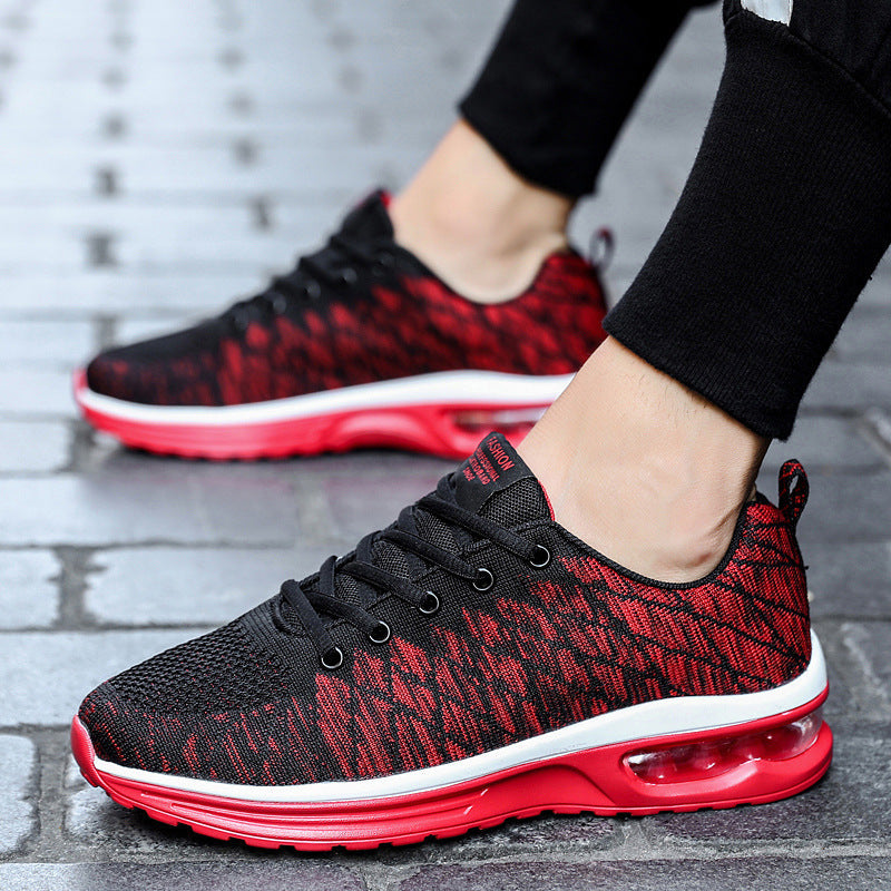 Damen Sportliche Lauf-Sneaker mit atmungsaktiver Mesh-Oberfläche und dämpfender Sohle Shopnory