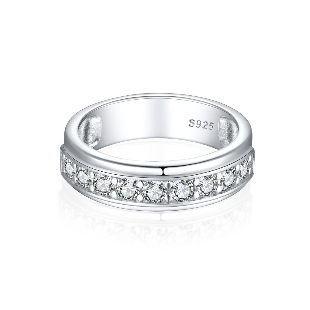 Damen Ring mit funkelndem Zirkonia-Besatz und elegantem Design Shop Nory