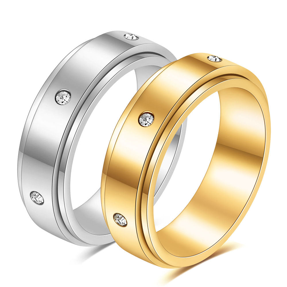 Herren Ring mit elegantem Design und funkelnden Akzenten Shop Nory