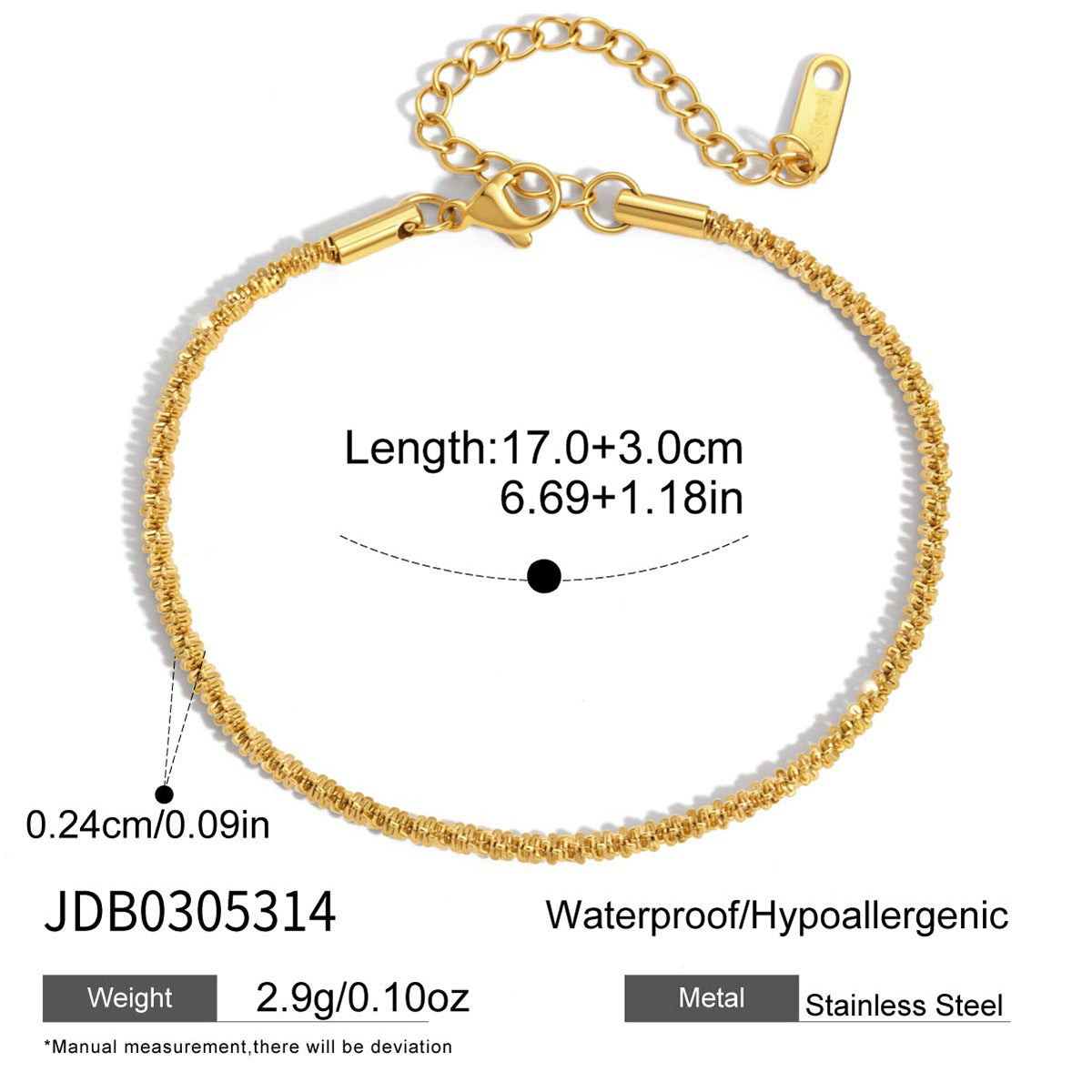 Damen Halskette mit verstellbarem Design aus hypoallergenem Edelstahl Shop Nory