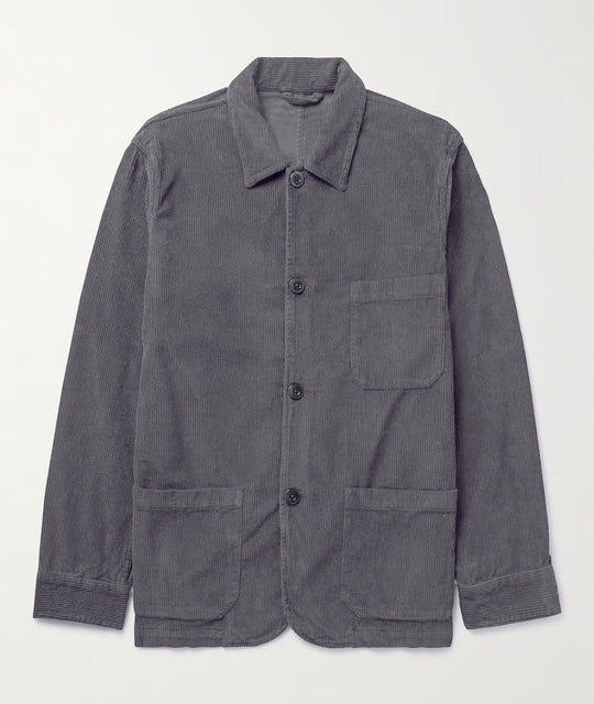 Herren Cord-Workerjacke mit Hemdkragen und aufgesetzten Taschen Shop Nory