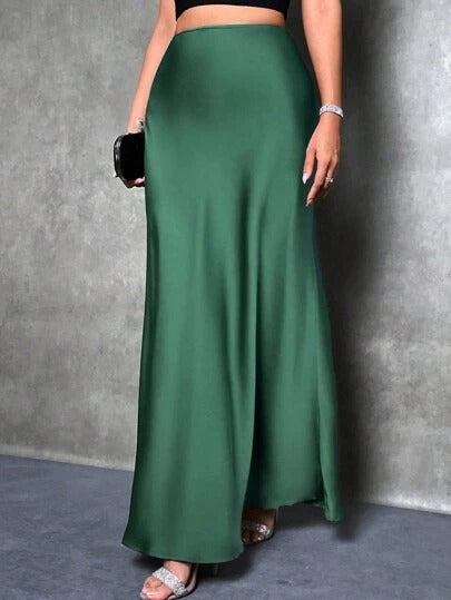 Damen Maxirock mit fließendem Schnitt und elegantem Fall