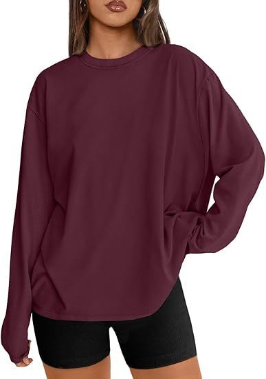 Damen Oversize-Sweatshirt mit Rundhalsausschnitt und verlängertem Saum Shop Nory