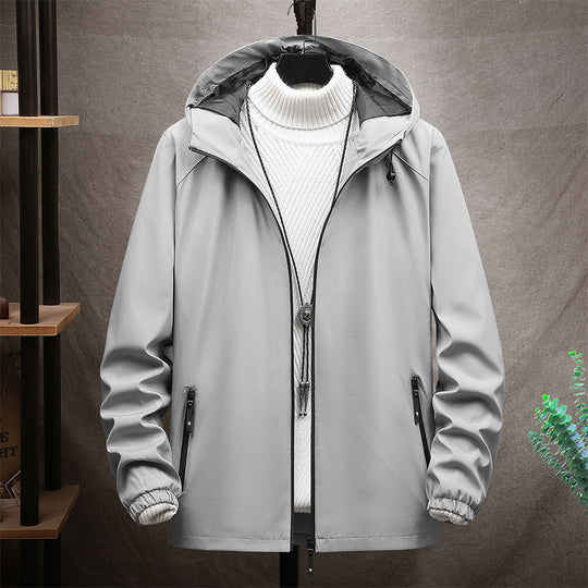 Herren Leichte Sportjacke mit Kapuze Shop Nory