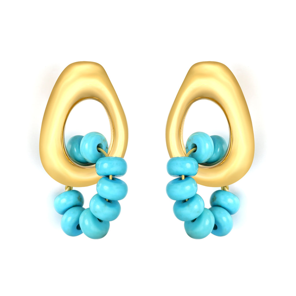Damen Zierliche Blumen-Ohrstecker aus hochwertigem Edelstahl Shop Nory
