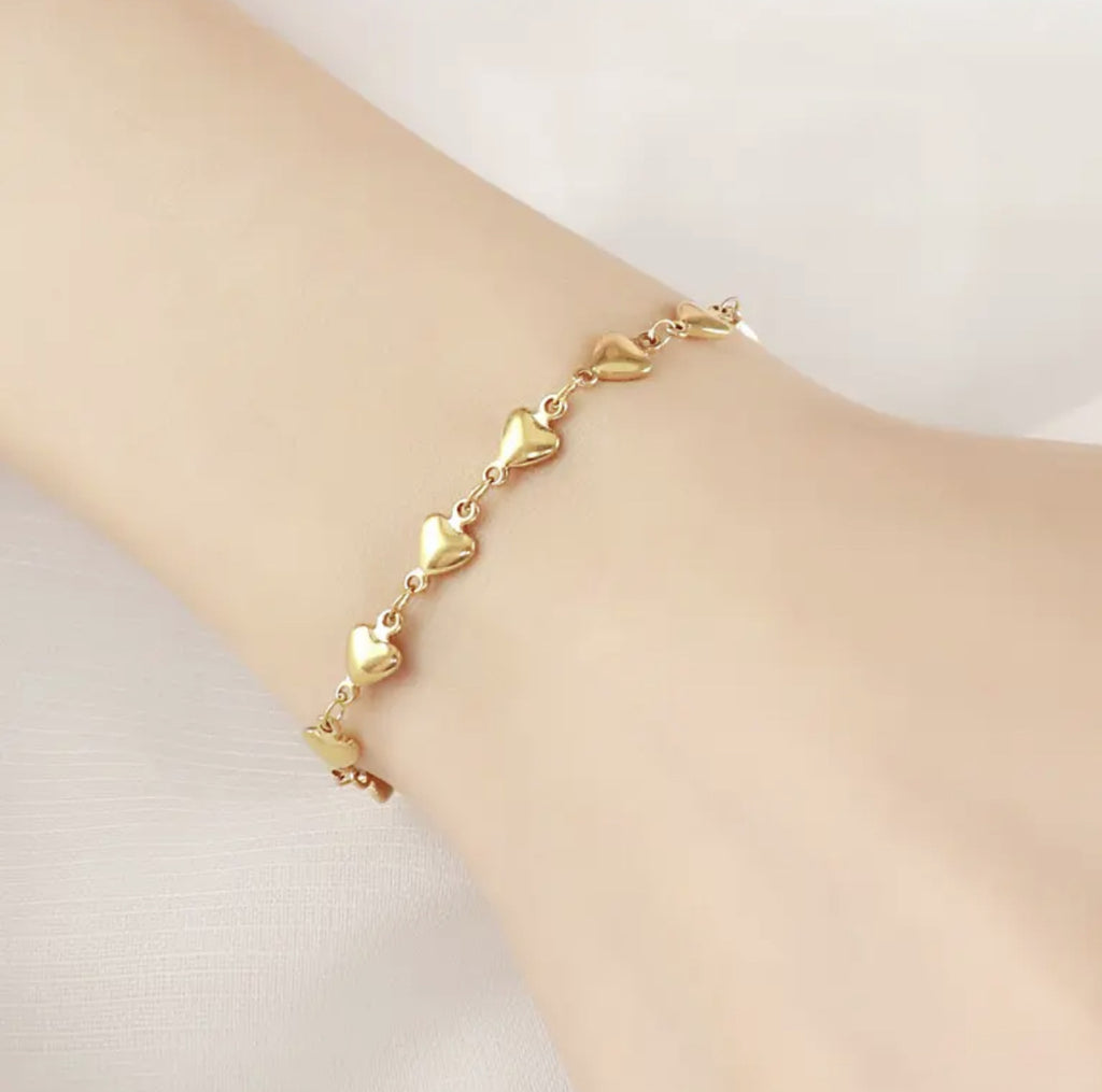 Damen Herzförmiger Charme Fußkette Shop Nory