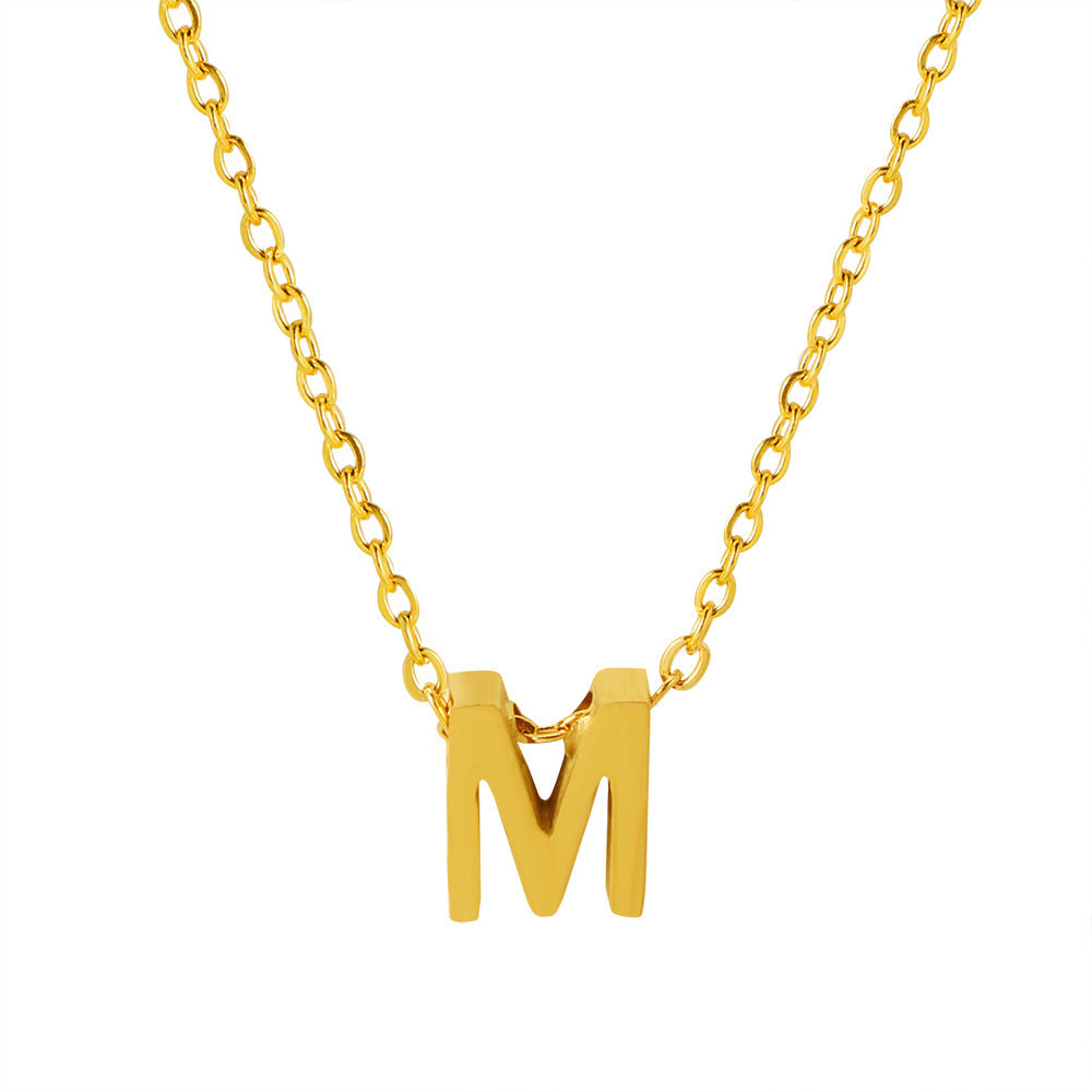 Damen personalisierte Initial Anhänger Halskette Shop Nory