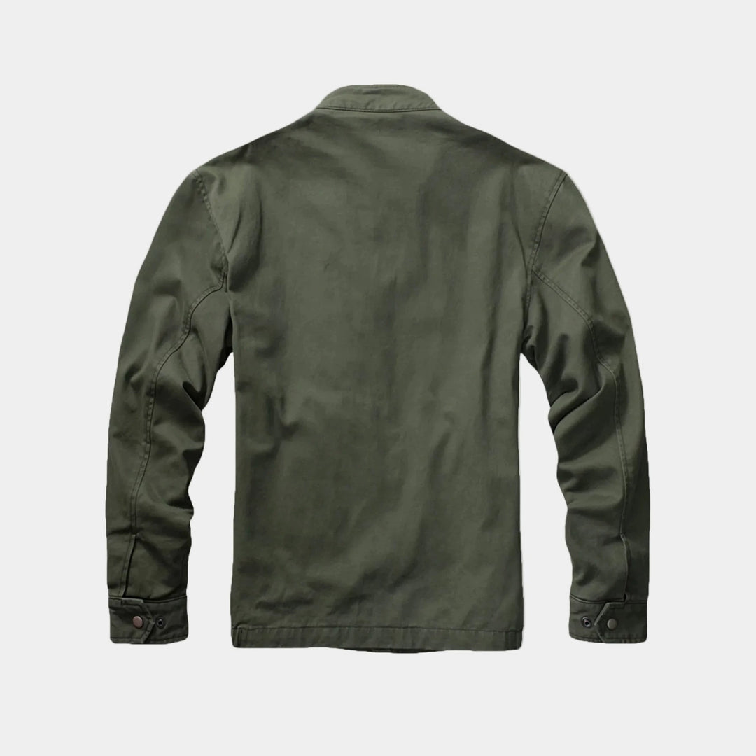 HerrenModische Freizeitjacke mit hohem Kragen