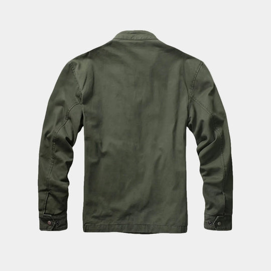 HerrenModische Freizeitjacke mit hohem Kragen