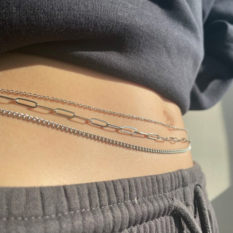Damen modisches Fußkettchen mit eleganten Gliederdesign Shop Nory