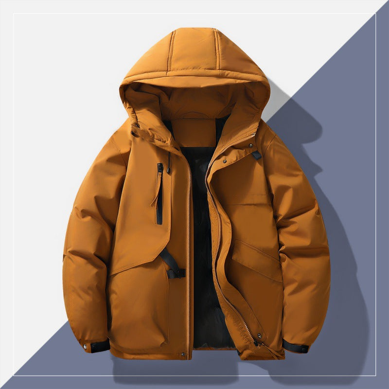 Herren Isolierte Parka-Jacke mit Kapuze Shop Nory