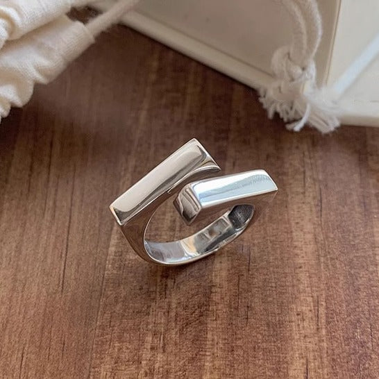 Damen modern gestalteter geometrischer Ring Shop Nory