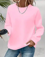 Damen nan Oversized Rundhals-Sweatshirt mit überschnittener Schulter, weichem Fleece-Innenfutter und gerippten Bündchen Shop Nory