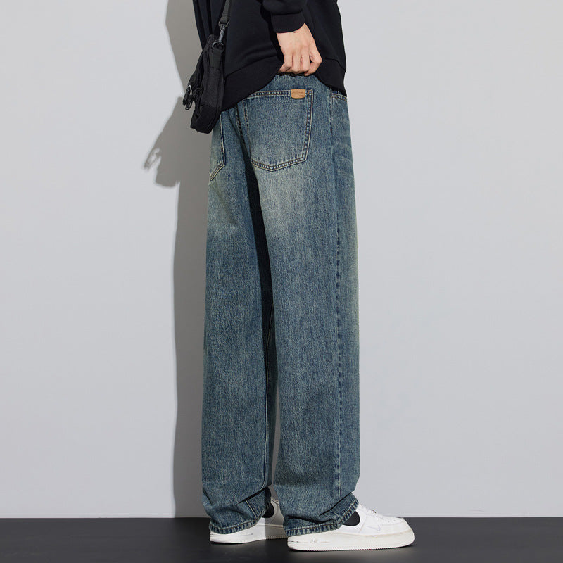 Herren Weite Denim-Jeans im Vintage-Look mit tiefer Leibhöhe und lässiger Passform Shop Nory