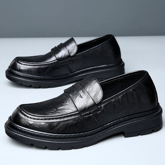 Herren Elegante Ledermokassins mit rutschfester Sohle