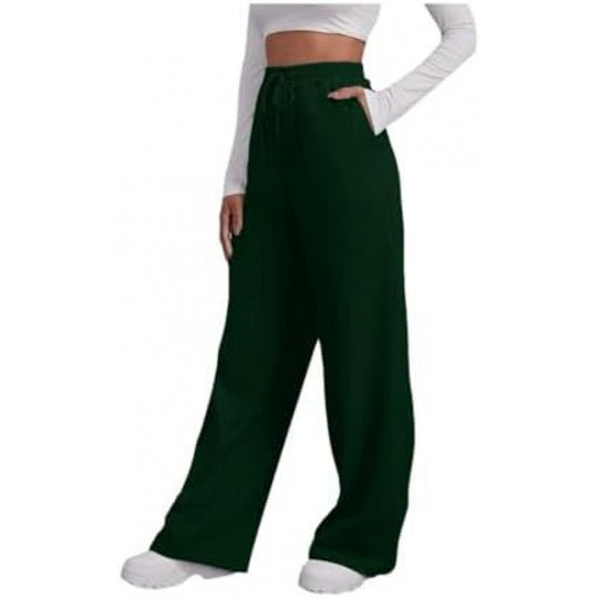 Damen nan fließende High-Waist Palazzo-Loungehose aus leichtem Jersey mit Elastikbund und praktischen Eingrifftaschen Shop Nory