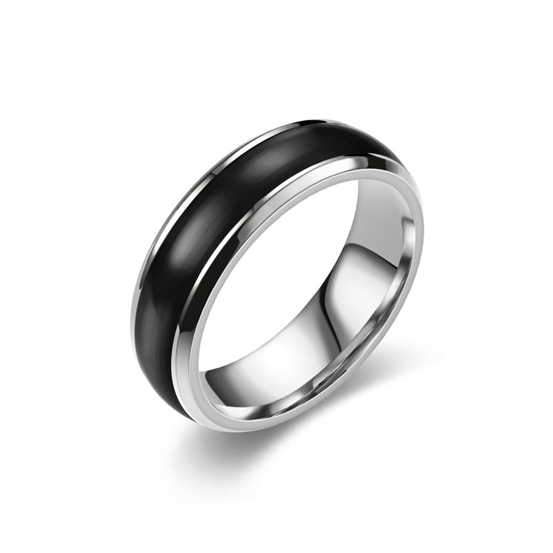 Herren Ring mit elegantem, schimmerndem Design und raffinierter Oberfläche Shop Nory