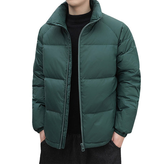 Herren Kurz geschnittene Thermoregulierende Steppjacke mit hohem Stehkragen & Zwei-Wege-Reißverschluss Shop Nory