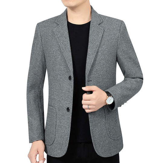 Herren Slim Fit Sakko mit feiner Struktur und klassischer Knopfleiste Shop Nory