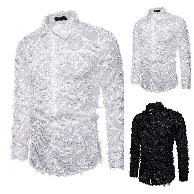 Herren Modisches Hemd mit strukturiertem Design