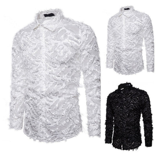 Herren Modisches Hemd mit strukturiertem Design
