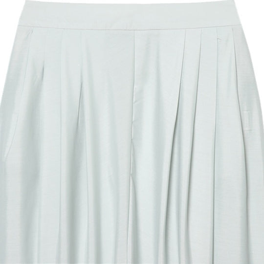 Damen Hochtaillierte plissierte Haremhose mit Kellerfalten und konischem Bein Shop Nory