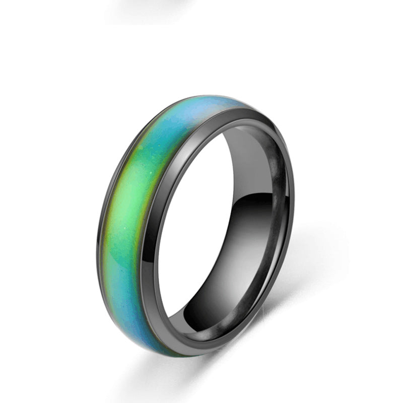 Damen Ring mit schimmerndem, multicolor Oberflächenfinish Shop Nory