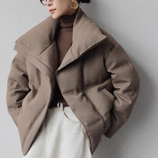 Damen Modischer Oversized Daunenjacke Shop Nory