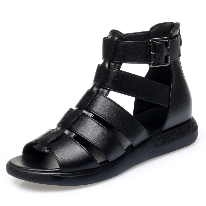Damen Sandalen mit modischem Riemendesign und Komfortsohle