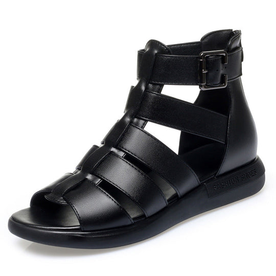 Damen Sandalen mit modischem Riemendesign und Komfortsohle