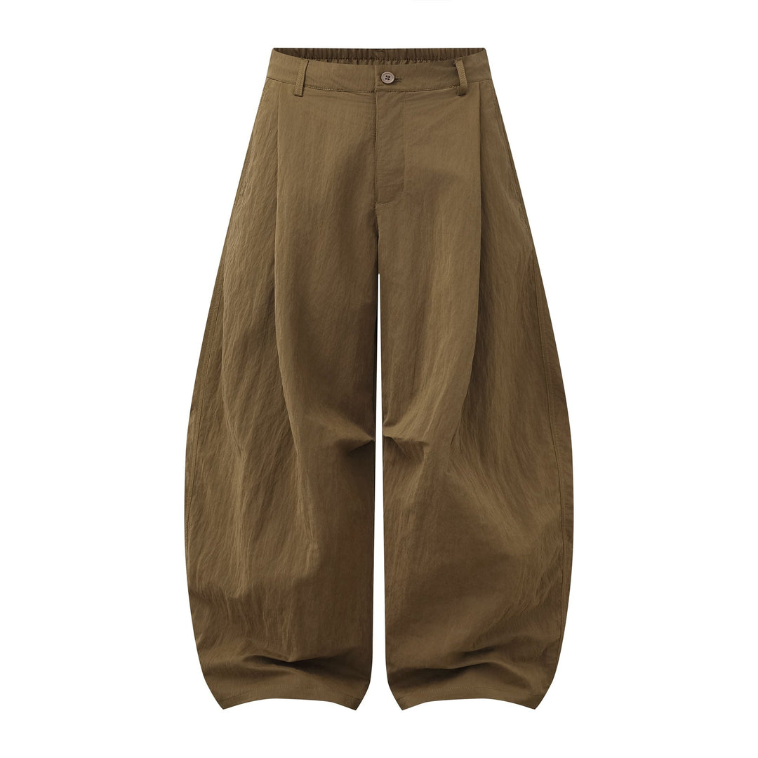 Damen Weite Culottehose mit hoher Taille und strukturierter Baumwollmischung Shop Nory