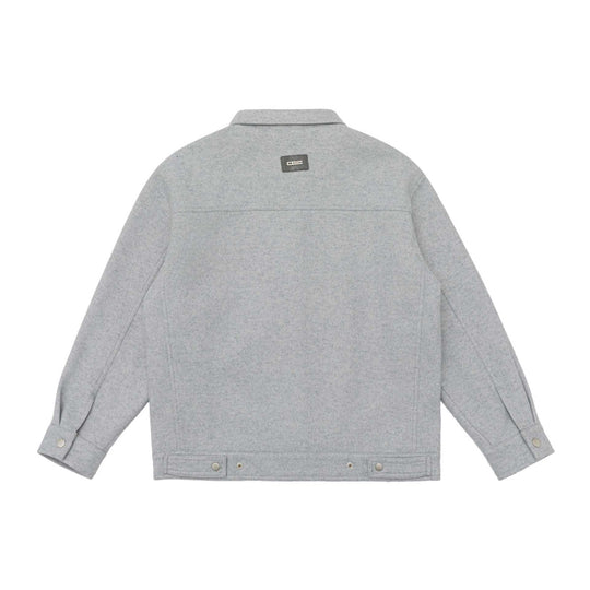 Herren Boxy-Wollmix-Blousonjacke mit Druckknopffront und aufgesetzten Pattentaschen Shop Nory