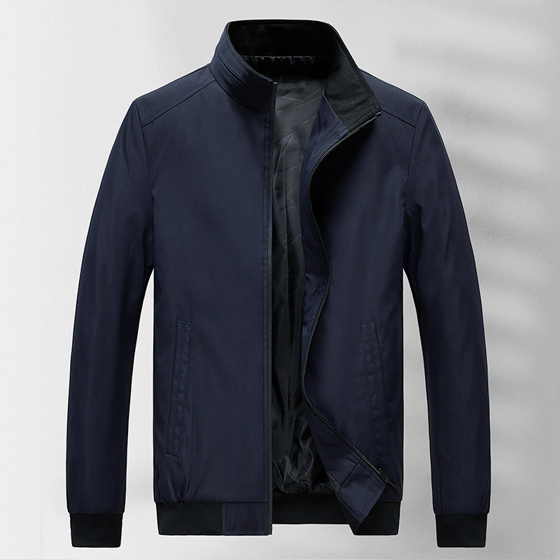 Herren Leichte gesteppte Bomberjacke mit Stehkragen, wattierter Innenfütterung und Rippbündchen Shop Nory