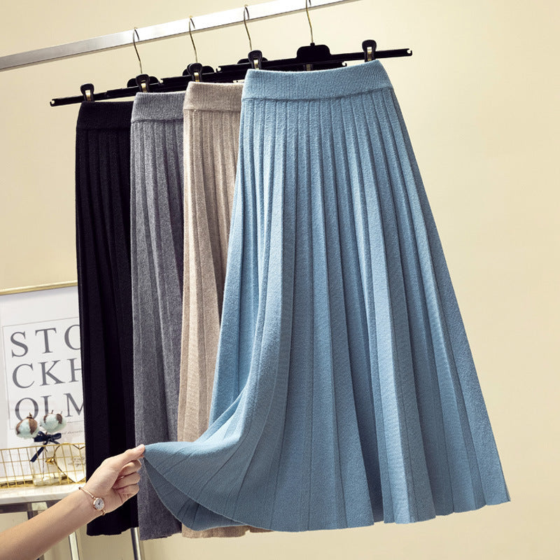 Damen Plissee Midirock Shop Nory