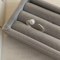 Damen Ring mit edler Perle und modernem Design Shop Nory